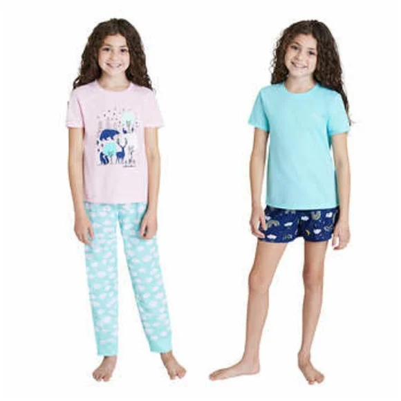Eddie Bauer Girls 4-Piece Mix & Match Sleep Set (M 10/12) - Picture 4 of 8